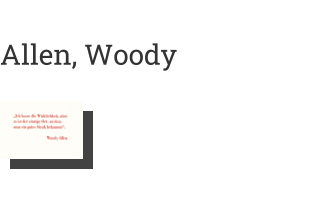 Postkarte von Allen, Woody: 