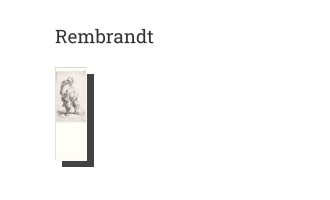 Postkarte von Rembrandt: Der pissende Mann, 1631