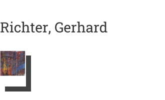 Postkarte von Richter, Gerhard: Blau, 1988