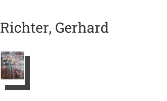 Postkarte von Richter, Gerhard: Fels, 1989