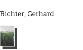 Postkarte von Richter, Gerhard: Waldhaus, 2004