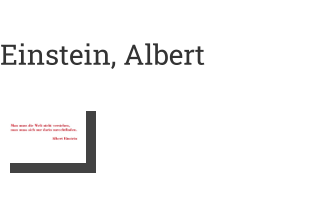 Postkarte von Einstein, Albert: Man muss die Welt nicht verstehen,man muss sich...
