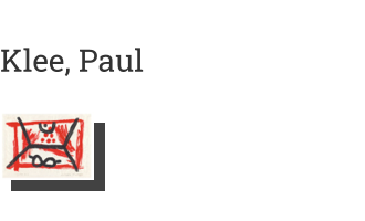 Postkarte von Klee, Paul: darüber und darunter, 1940,286