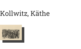 Postkarte von Kollwitz, Käthe: Weberzug-Blatt 4 aus 