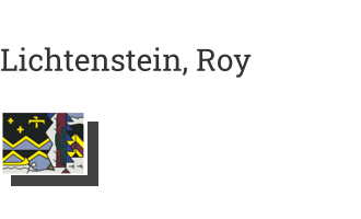 Postkarte von Lichtenstein, Roy: Little Landscape, 1979