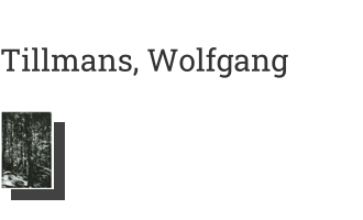 Postkarte von Tillmans, Wolfgang: Wald (Briol) I, 2008