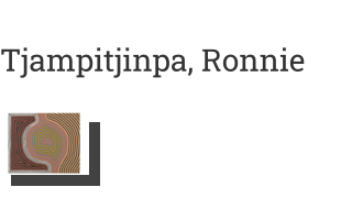 Postkarte von Tjampitjinpa, Ronnie: Tingari Ceremonies at the Site of Pintjun, 1989