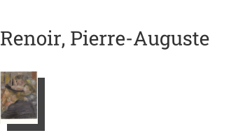 Postkarte von Renoir, Pierre-Auguste: Im Theater / Au Théatre, 1880