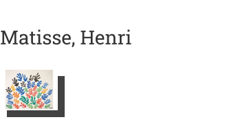 Postkarte von Matisse, Henri: La gerbe, 1953