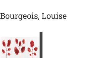 Postkarte von Bourgeois, Louise: Les Fleurs: Faith Hope Charity, 2009