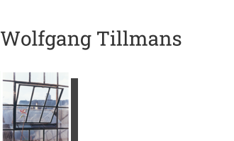 Postkarte von Wolfgang Tillmans: window/Caravaggio, 1997