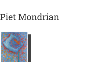 Postkarte von Piet Mondrian: Aaronstab, 1908-09