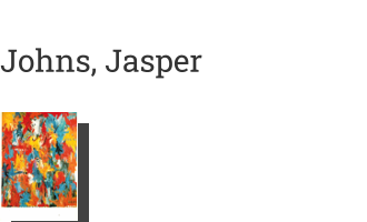 Postkarte von Johns, Jasper: False Start, 1959