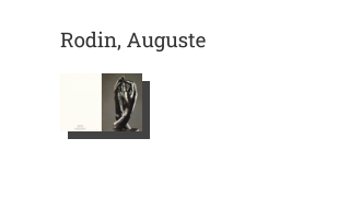 Postkarte von Rodin, Auguste: Die Kathedrale, 1886