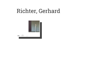 Postkarte von Richter, Gerhard: Kerze, 1983