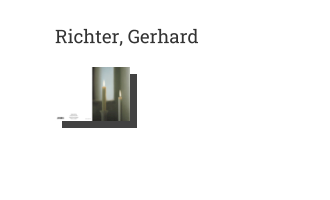 Postkarte von Richter, Gerhard: Zwei Kerzen, 1982