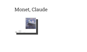 Postkarte von Monet, Claude: Im Boot / On the Boat, 1887