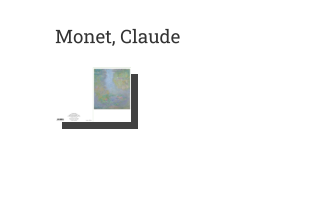 Postkarte von Monet, Claude: Seerosen, 1908