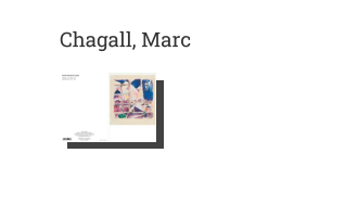 Postkarte von Chagall, Marc: Skizze für Paris durch das Fenster