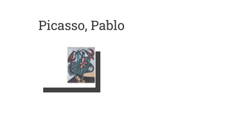 Postkarte von Picasso, Pablo: Le Bouquet, 1948
