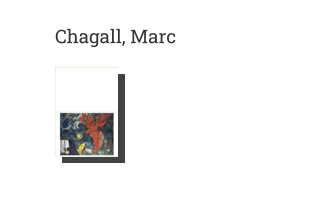 Postkarte von Chagall, Marc: La chute de l'ange, 1923