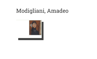Postkarte von Modigliani, Amadeo: Marie, 1918