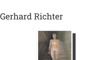 Postkarte von Gerhard Richter: Ema-Akt auf einer Treppe, 1966