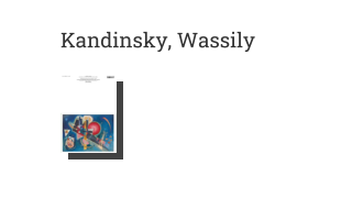 Postkarte von Kandinsky, Wassily: Im Blau, 1925