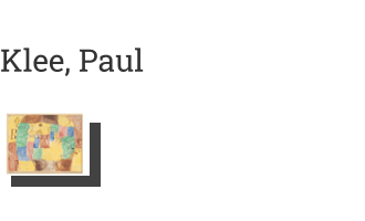 Postkarte von Klee, Paul: Der L-Platz im Bau, 1923