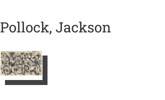 Postkarte von Pollock, Jackson: Number 32, 1950