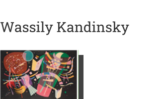 Postkarte von Wassily Kandinsky: Komposition X, 1939