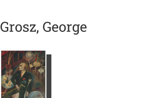 Postkarte von Grosz, George: Der Liebeskranke, 1916