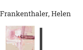 Postkarte von Frankenthaler, Helen: Cross, 1978