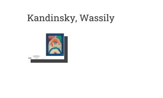 Postkarte von Kandinsky, Wassily: Endgültiger Entwurf f.d.Umschlag d. Almanachs der Blaue Reiter