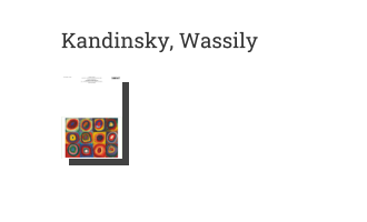 Postkarte von Kandinsky, Wassily: Farbstudie - Quadrate mit konzentrischen Ringen, 1913