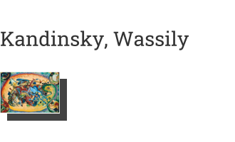 Postkarte von Kandinsky, Wassily: Apokalyptische Reiter II, 1914