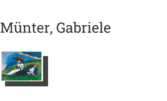 Postkarte von Münter, Gabriele: Jawlensky und Werefkin, 1909