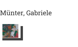 Postkarte von Münter, Gabriele: Im Zimmer, 1913