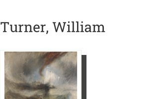Postkarte von Turner, William: Snow Storm - Steam-Boat off a Harbour's Mouth, exhibited 1842