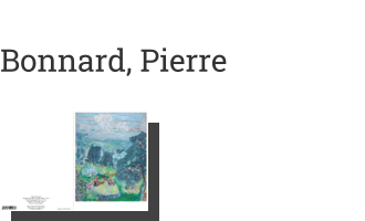 Postkarte von Bonnard, Pierre: Alpenlandschaft mit Ziegenherde, 1912