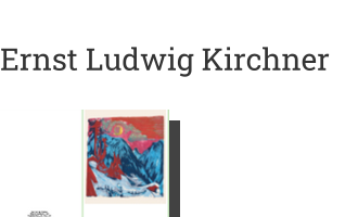 Postkarte von Ernst Ludwig Kirchner: Wintermondnacht, 1919