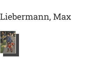 Postkarte von Liebermann, Max: Der Papageienmann, 1902