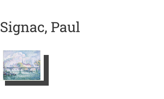 Postkarte von Signac, Paul: Le Pont des Arts, 1912
