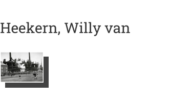 Postkarte von Heekern, Willy van: August Thyssen-Hütte,Duisburg, um 1939(Fußball)