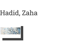 Postkarte von Hadid, Zaha: The Peak, 1982-83, Confetti Suprematist Snowstorm, 83