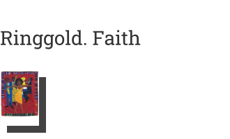 Postkarte von Ringgold. Faith: Jazz Stories, 2004