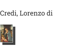 Postkarte von Credi, Lorenzo di: Die Heilige Familie