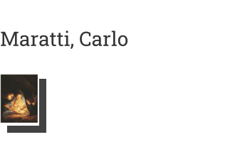 Postkarte von Maratti, Carlo: Die Heilige Nacht, nach 1652