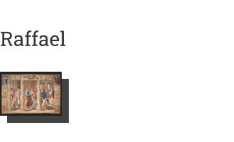 Postkarte von Raffael: Bildteppich, Die Heilung des Lahmen, 1514-1516