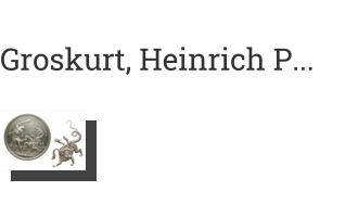 Postkarte von Groskurt, Heinrich Paul: Medaille auf die poln. Thronbefestigung Aug.d.Starken